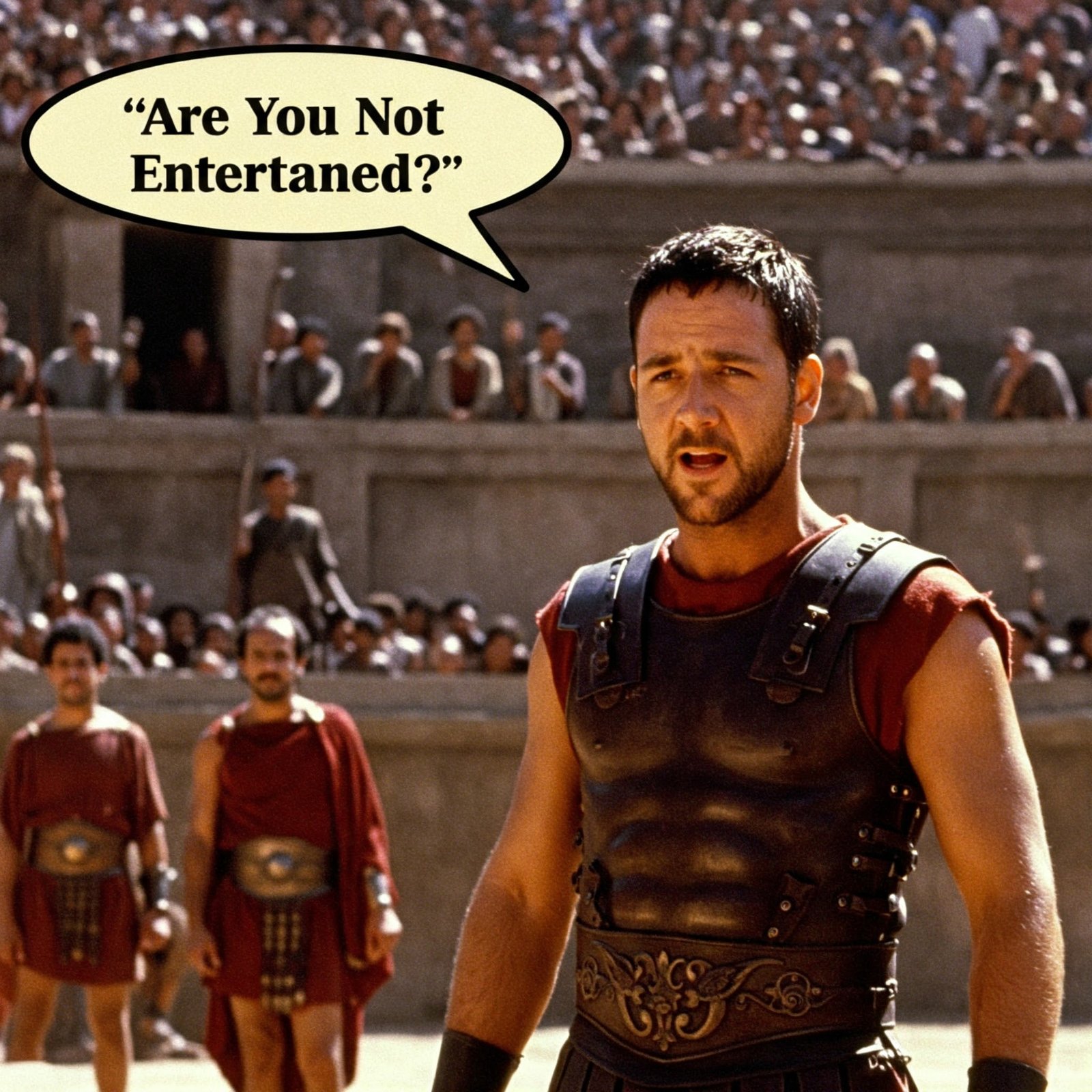Are You Not Entertained GIF: The Gladiator's Enduring Legacy